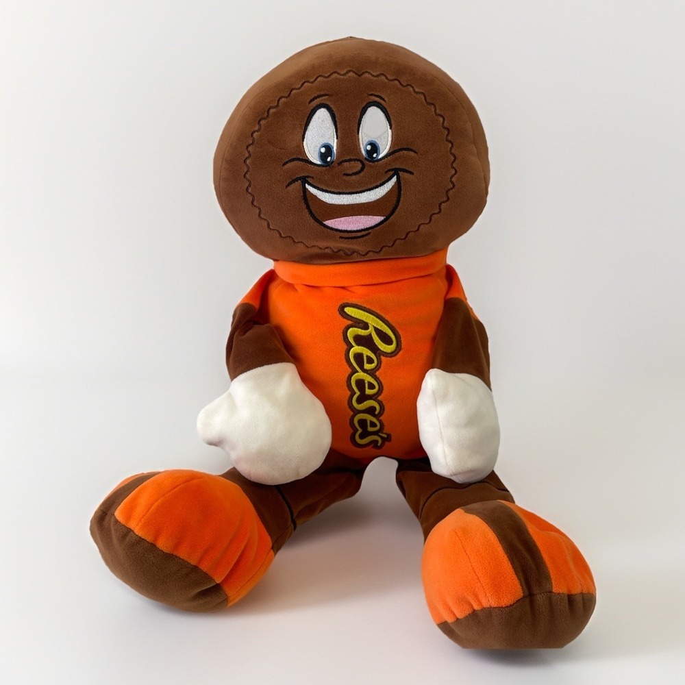 Reese's Peanut Butter Cup Plush Toy, Hershey's 21" Embroidered